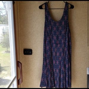 Torrid summer dress with key hole back